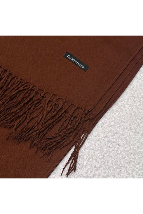 Plain Cashmere Stole