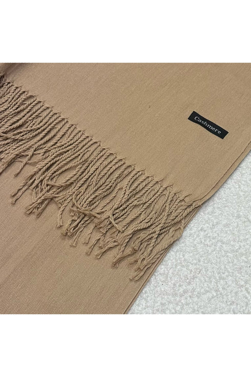 Plain Cashmere Stole