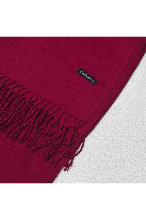 Plain Cashmere Stole