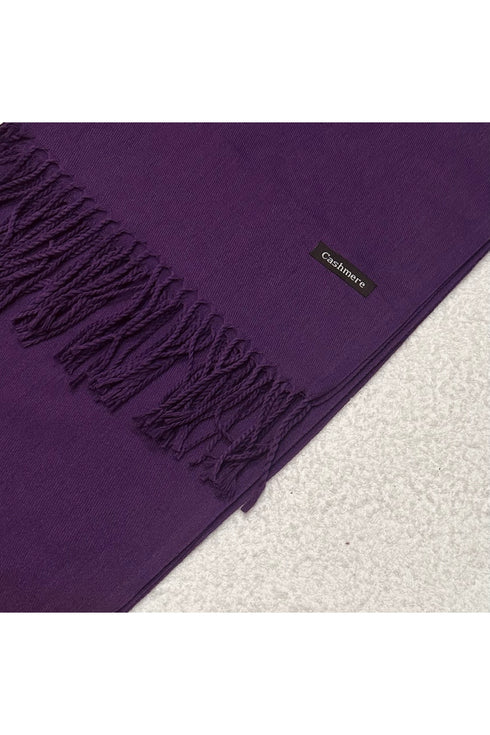Plain Cashmere Stole