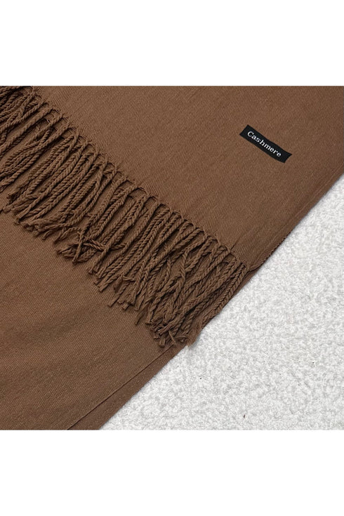 Plain Cashmere Stole