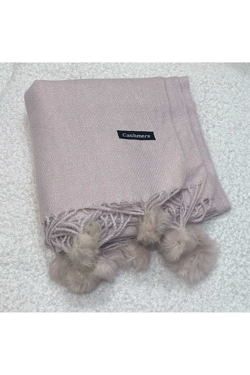 Balls wool cashmere Stoles
