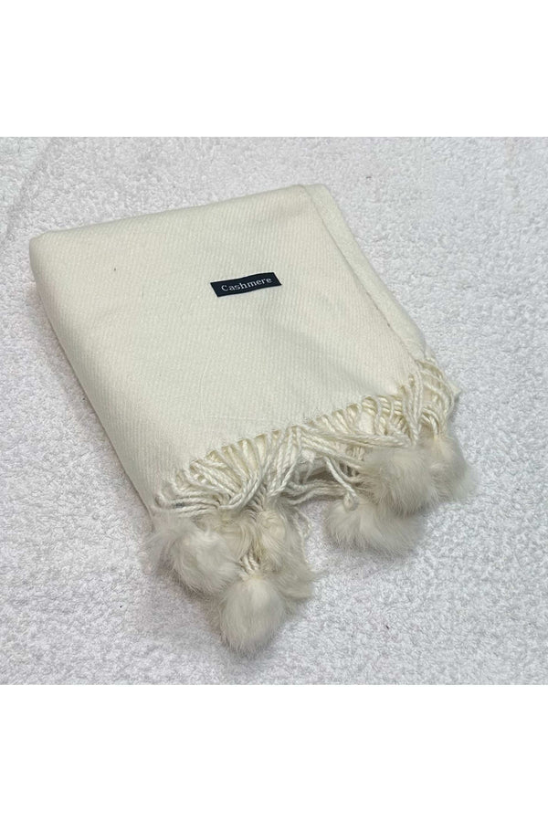 Balls wool cashmere Stoles