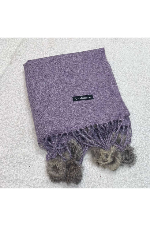 Balls wool cashmere Stoles